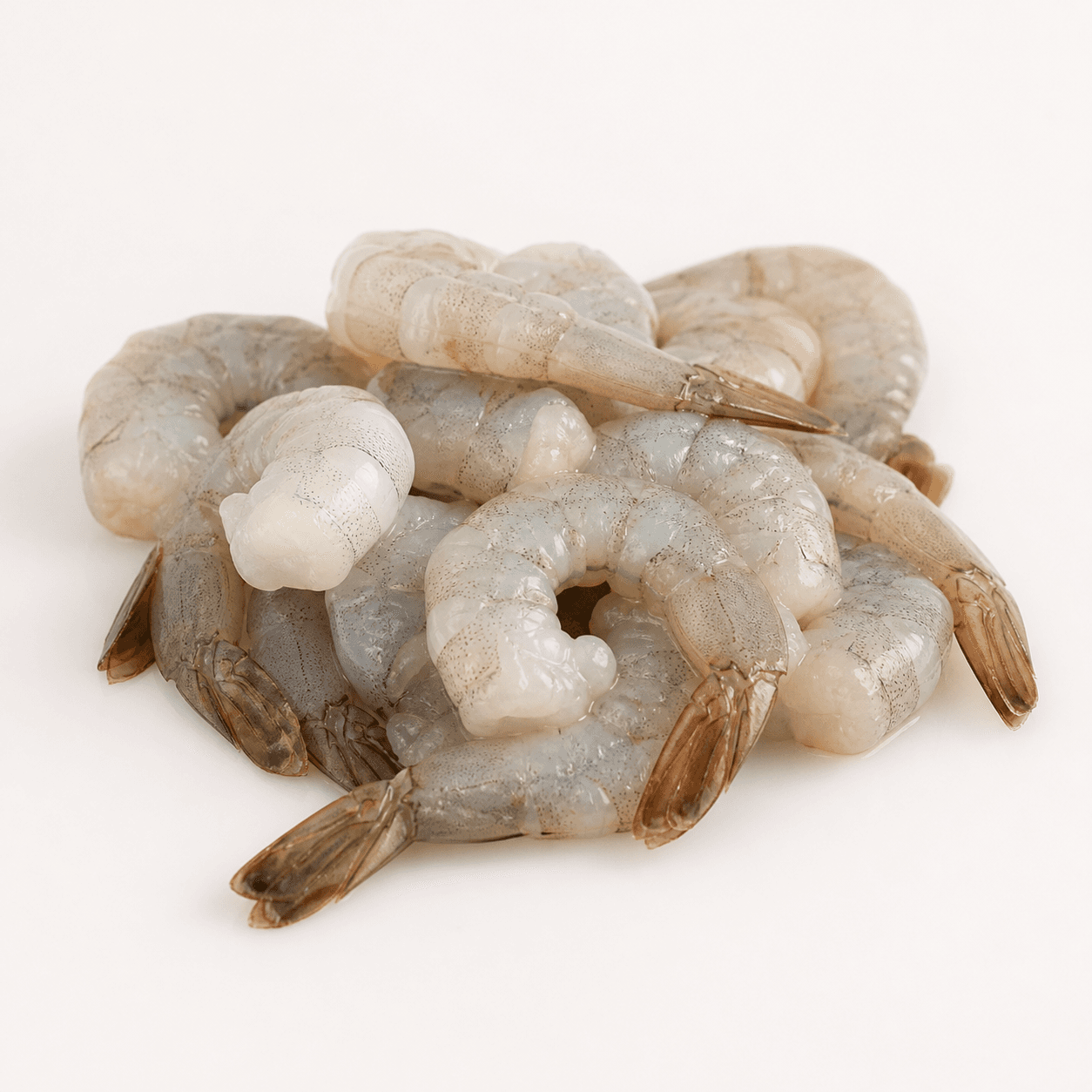 Raw shrimp ingredient identification photo