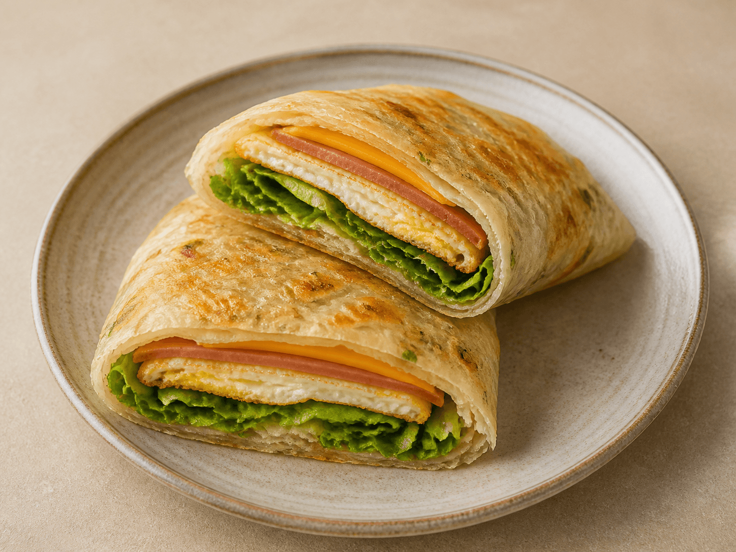 Shou Zhua Bing Breakfast Wraps, a Chinese northern dish