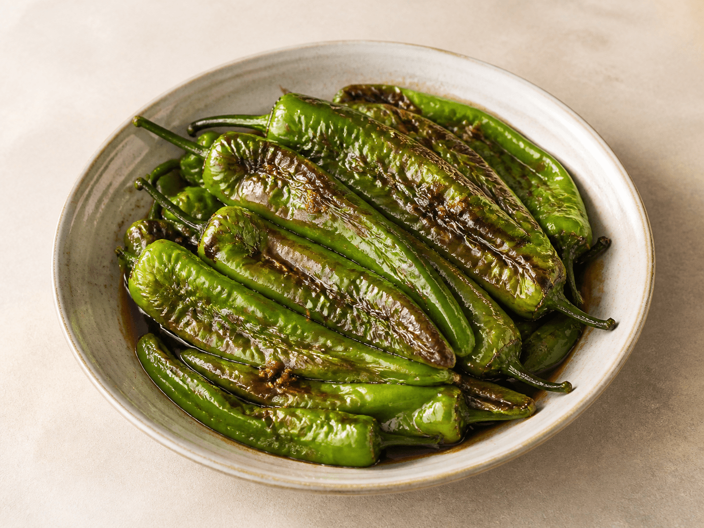 Tiger Skin Peppers, a Chinese sichuan dish