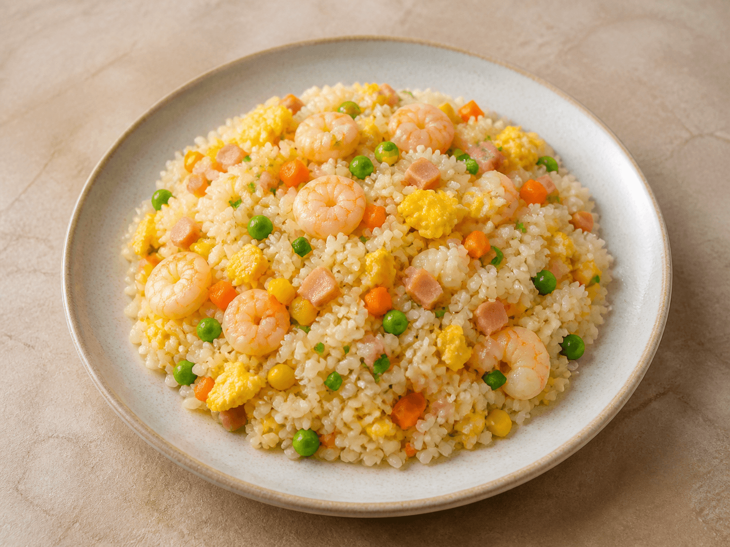 Yangzhou Fried Rice, a Chinese jiangsu dish