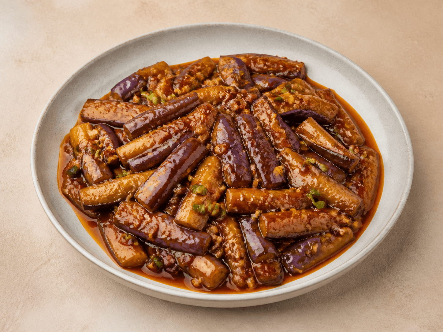 Yu Xiang Eggplant, a Chinese sichuan dish
