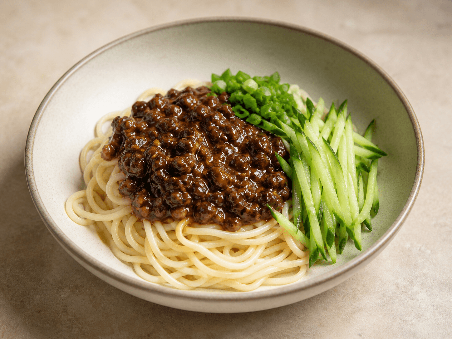 Zhajiang Noodles, a Chinese northern dish