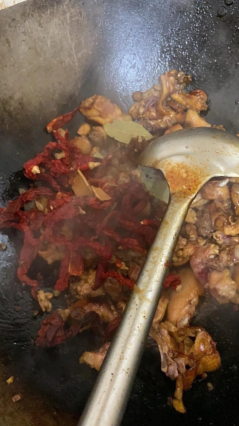 Xinjiang Big Plate Chicken — step 8 visual checkpoint.