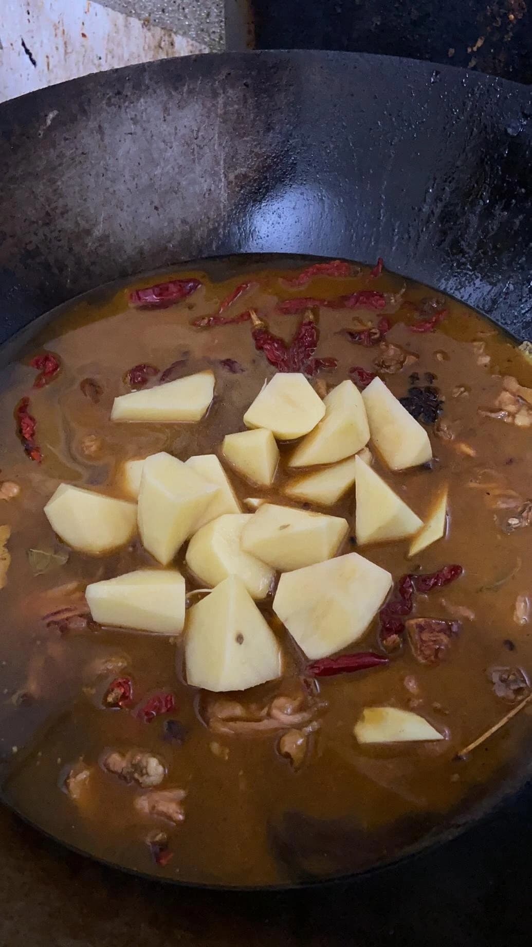 Xinjiang Big Plate Chicken — step 11 visual checkpoint.