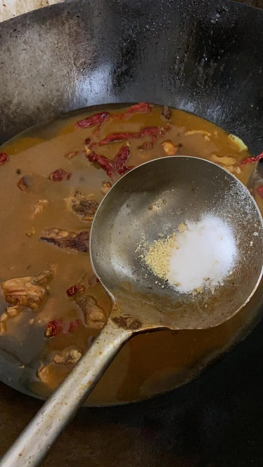 Xinjiang Big Plate Chicken — step 12 visual checkpoint.