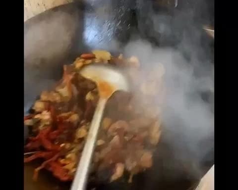 Xinjiang Big Plate Chicken — step 10 visual checkpoint.