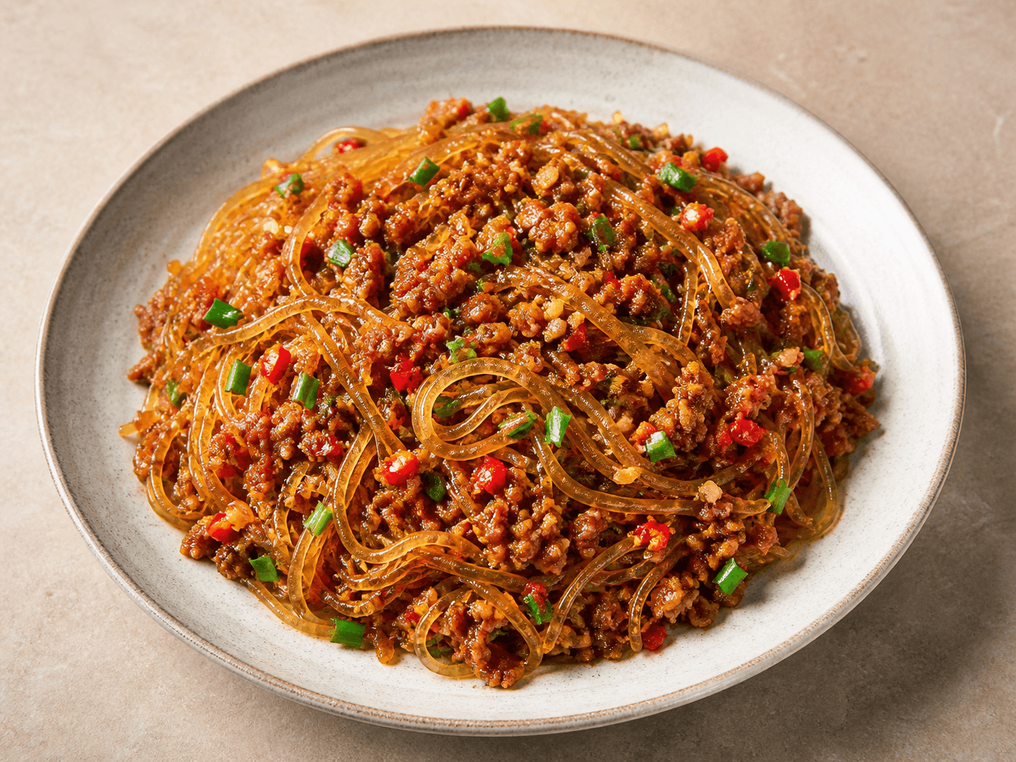 Ants Climbing a Tree, a Chinese sichuan dish