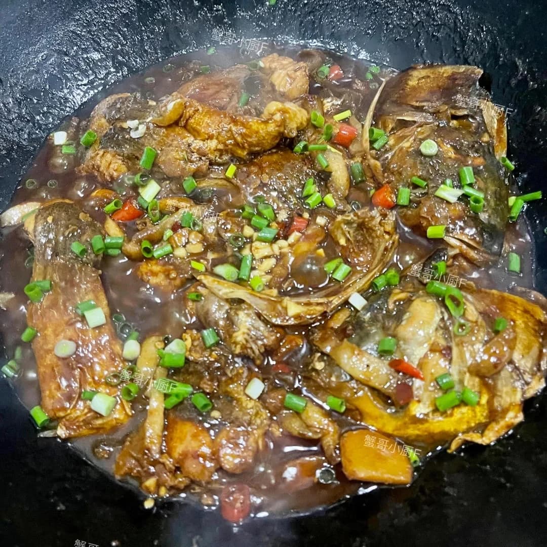 Step 8 photo for Braised Whole Fish / Braised Fish Chunks
