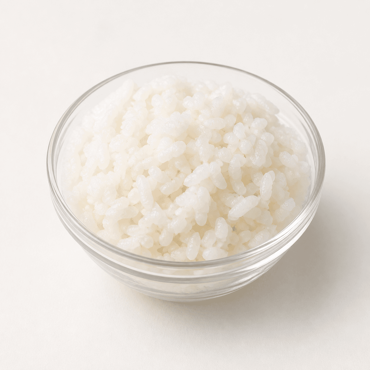 Cooked white rice ingredient identification photo