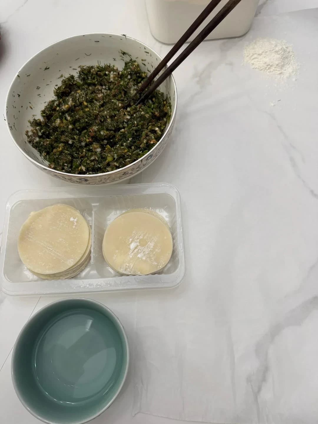 Step 6 photo for Fennel and Pork Dumplings