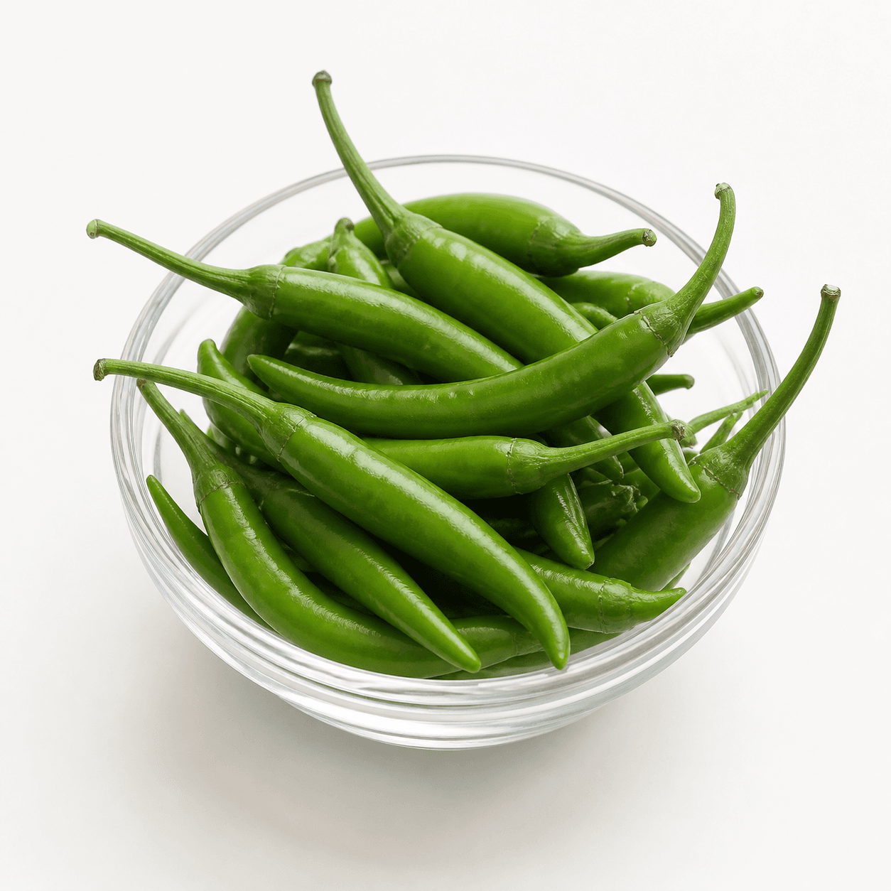 Fresh chile pepper ingredient identification photo