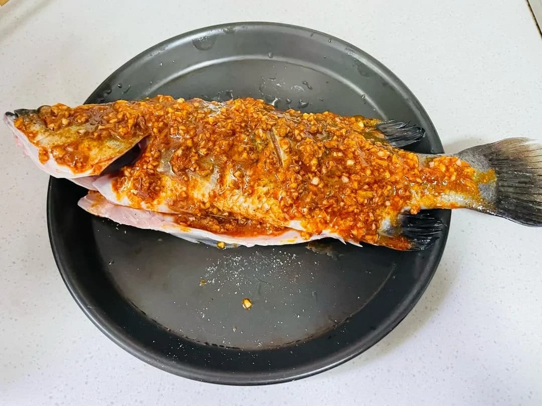 Step 3 photo for Mediterranean Lemon Baked Fish