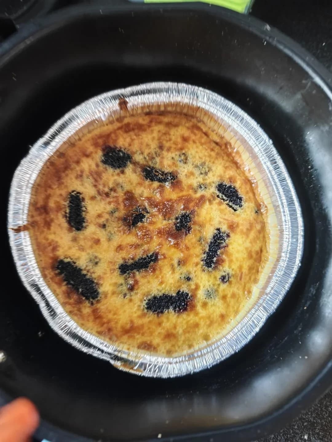 Step 12 photo for Mulberry Basque Cheesecake (Air Fryer Version) – Overnight Breakfast for Two