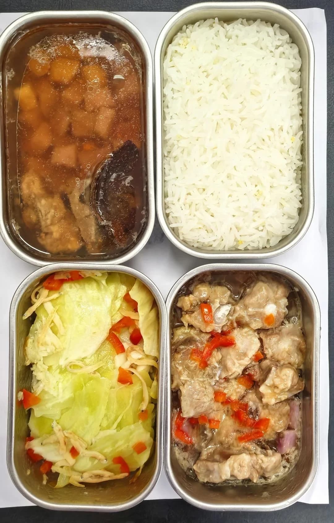 Step 6 photo for One-Person Quick Steamed Rice, Dishes & Soup (Ongoing)