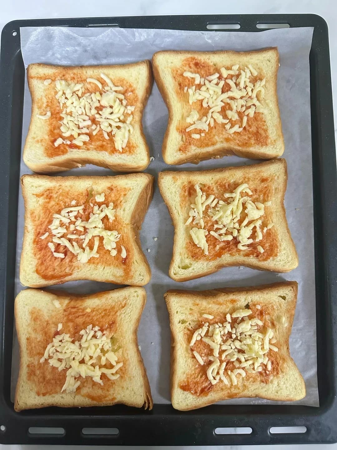 Step 3 photo for Vegetable Pizza Toast — Easy Weekly Breakfast Meal Prep
