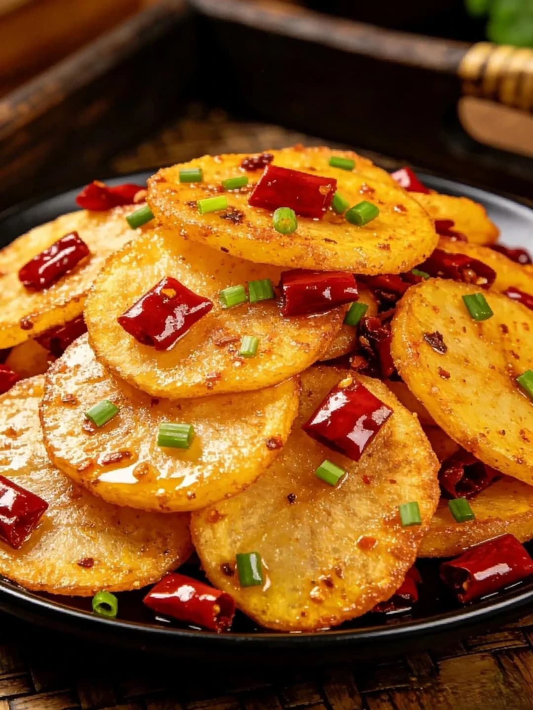 Finished Yunnan-Style Dry Pot Potato Slices dish photo