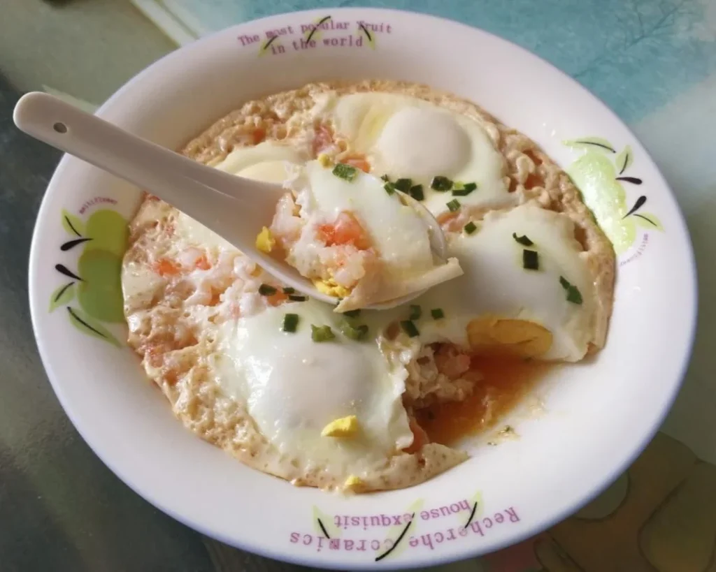 Steamed Egg with Shrimp