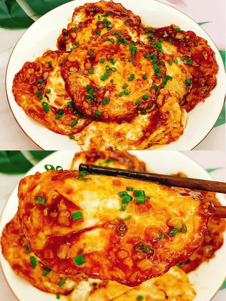 Sweet and Sour Poached Eggs