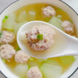 Winter Melon and Meatball Soup