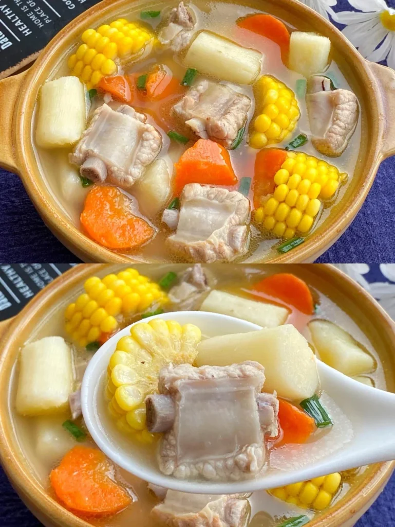 Chinese Yam and Pork Rib Soup