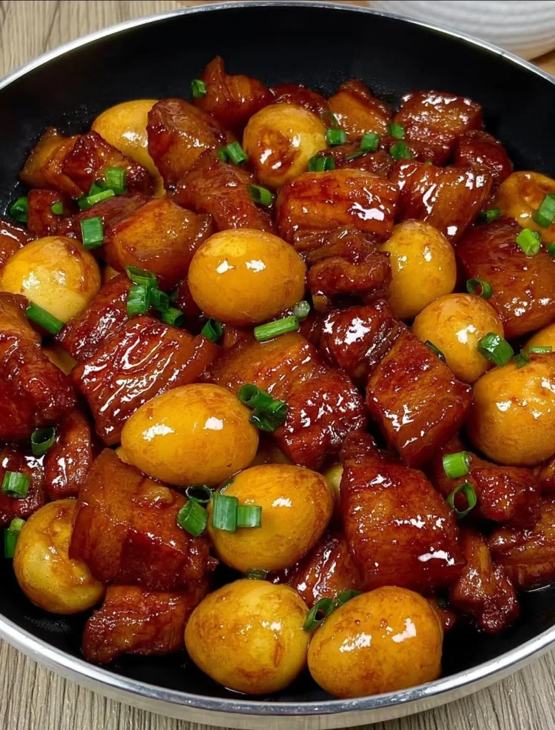 Braised Pork with Quail Eggs