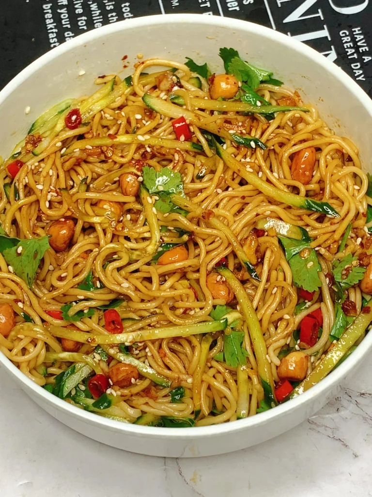 5-Minute Cold Noodles with Chili Oil