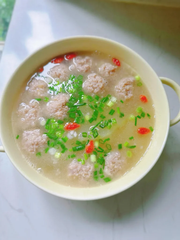 Winter Melon Meatball Soup