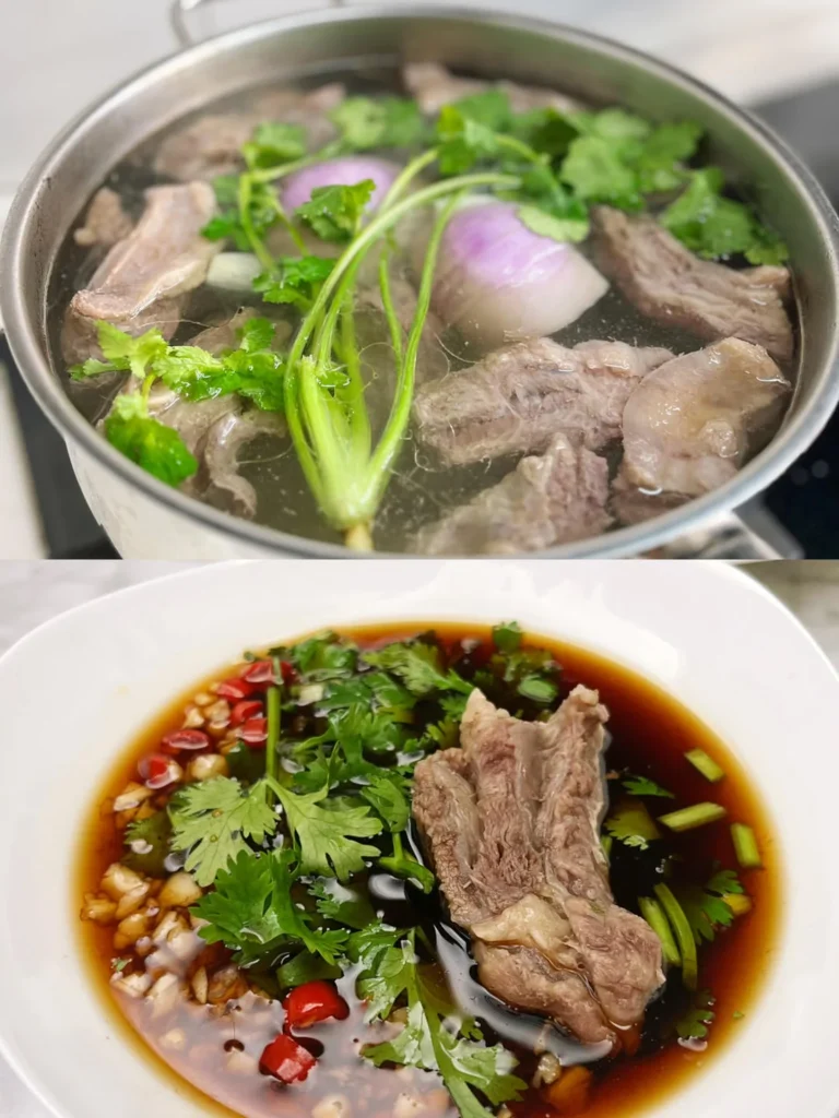 Clear-Simmered Beef Rib Strips