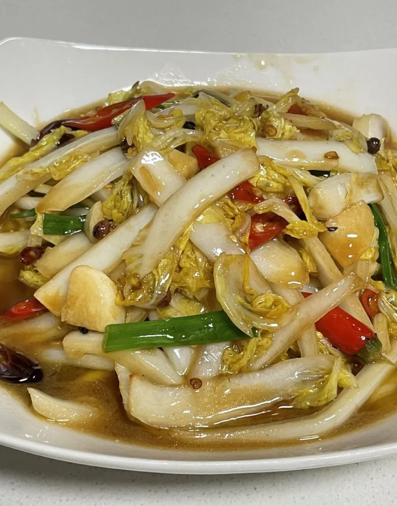 Spicy Stir-Fried Baby Cabbage