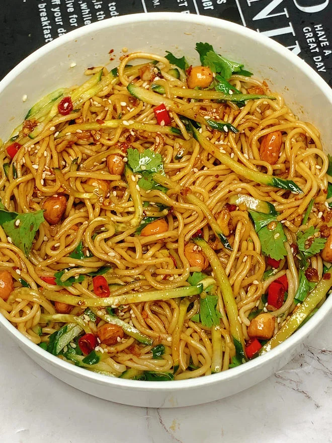 Quick Cold Noodles in 5 Minutes