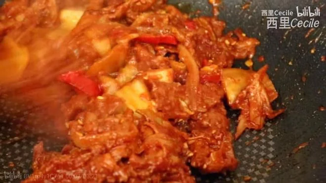Spicy Stir-fried Kimchi Pork