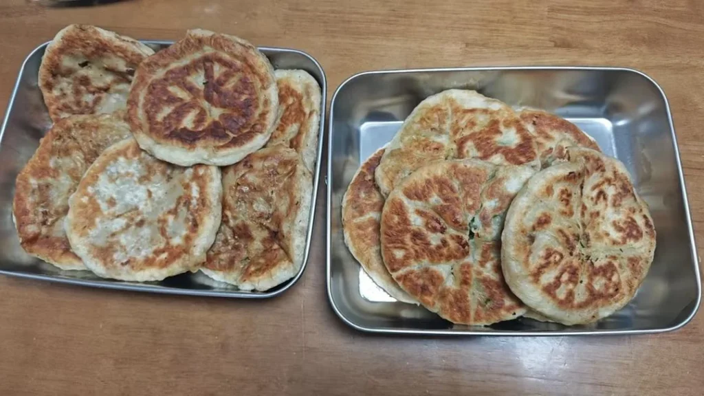 Scallion Beef Pancakes
