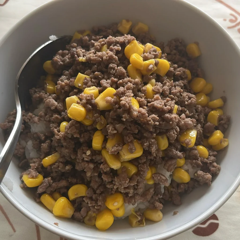 Stir-fried Beef with Corn