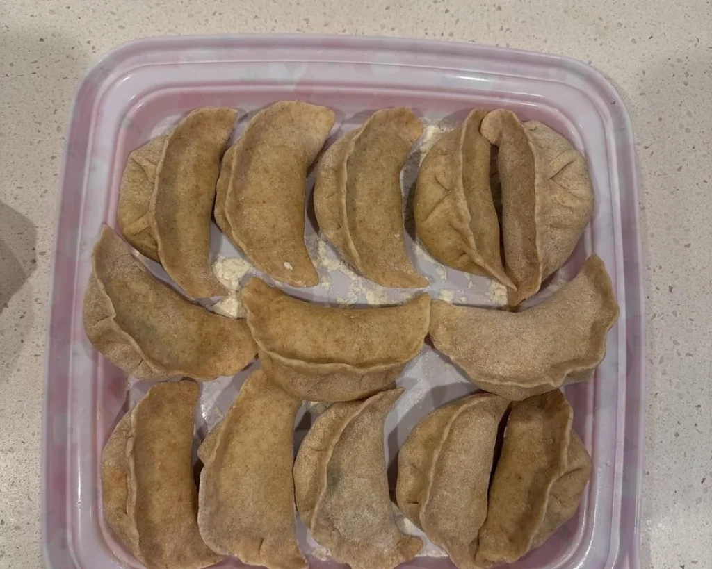 Kale and Cilantro Chicken Dumplings