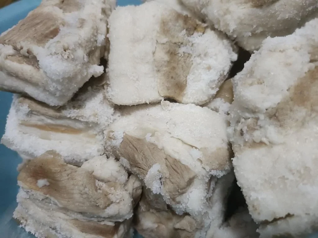 Salt-Preserved Pork Blocks | Deodorizing & Long-Term Storage