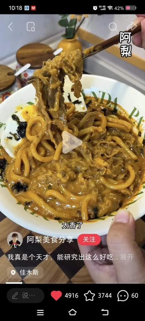 Curried Beef Roll Rice Bowl