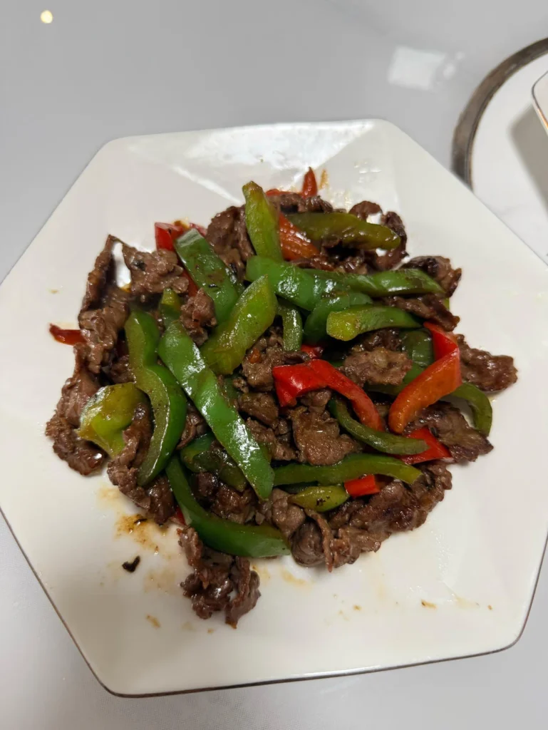 Stir-fried Beef with Bell Peppers