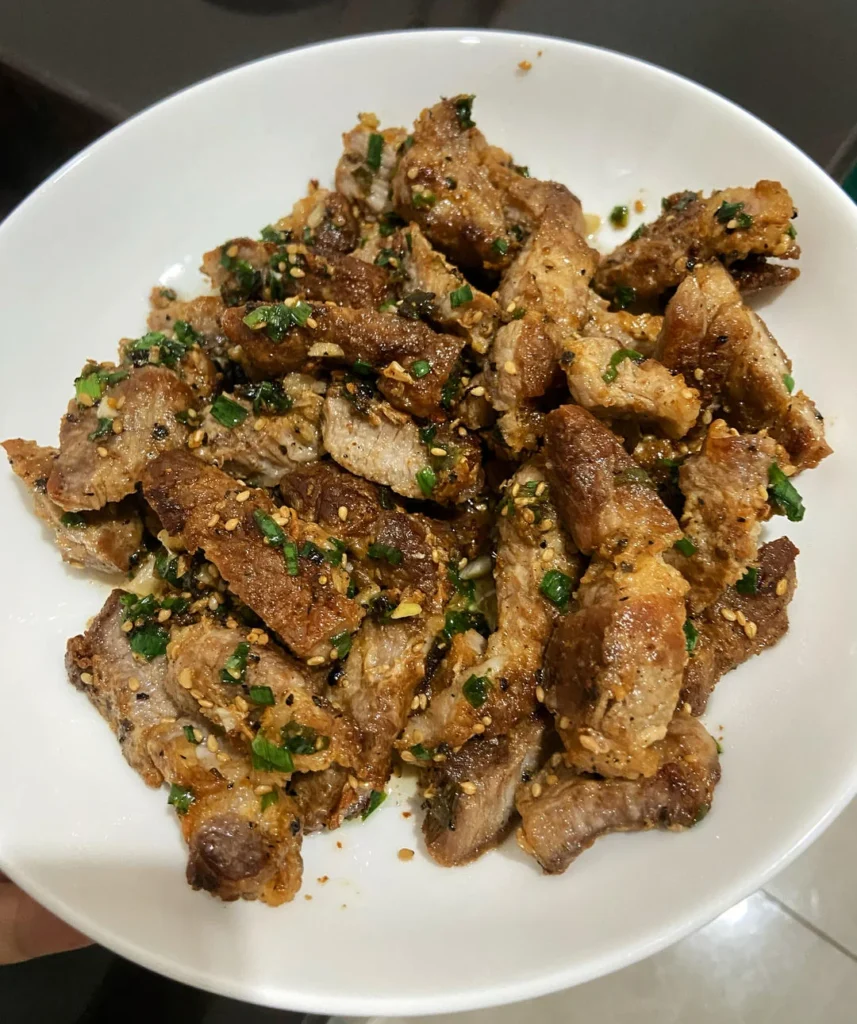 Scallion Salt Pork Collar