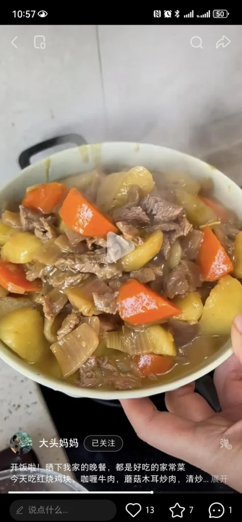 Potato Curry Beef
