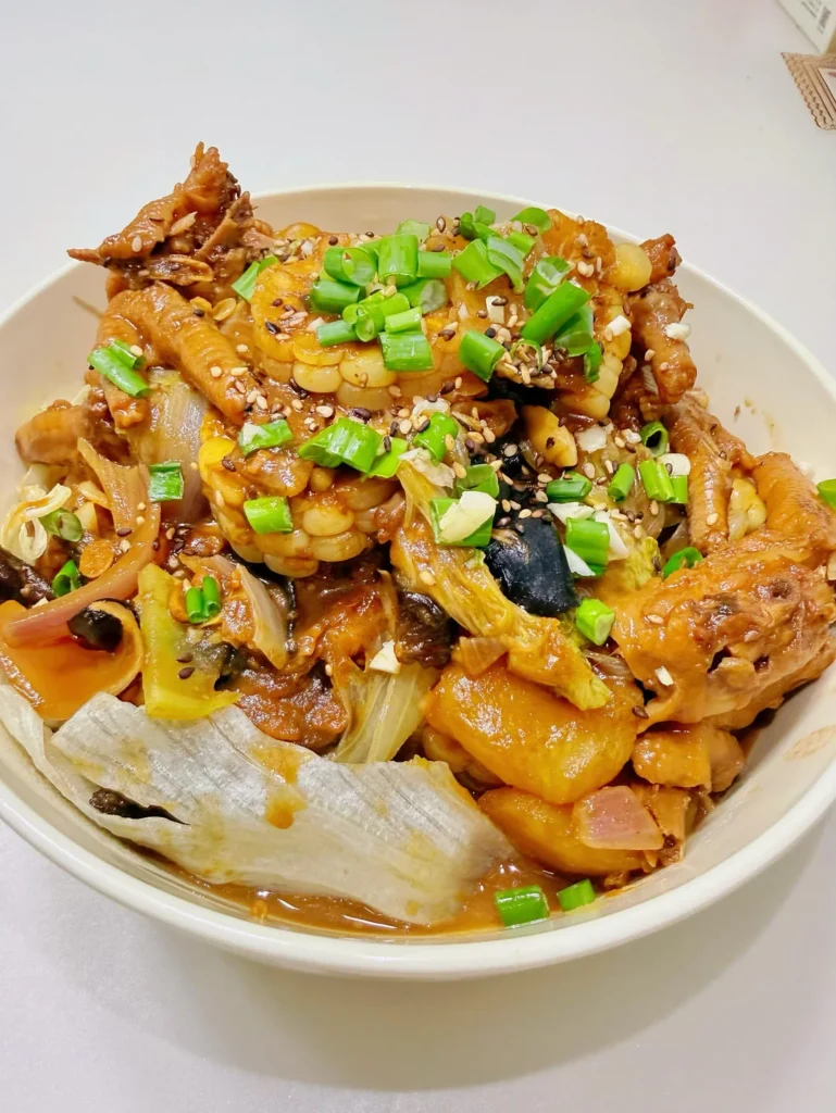 Chicken Feet and Crab Clay Pot Stew