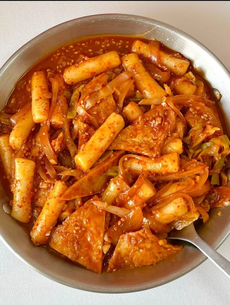 Spicy Korean Fish Cake Rice Cake Stir-fry