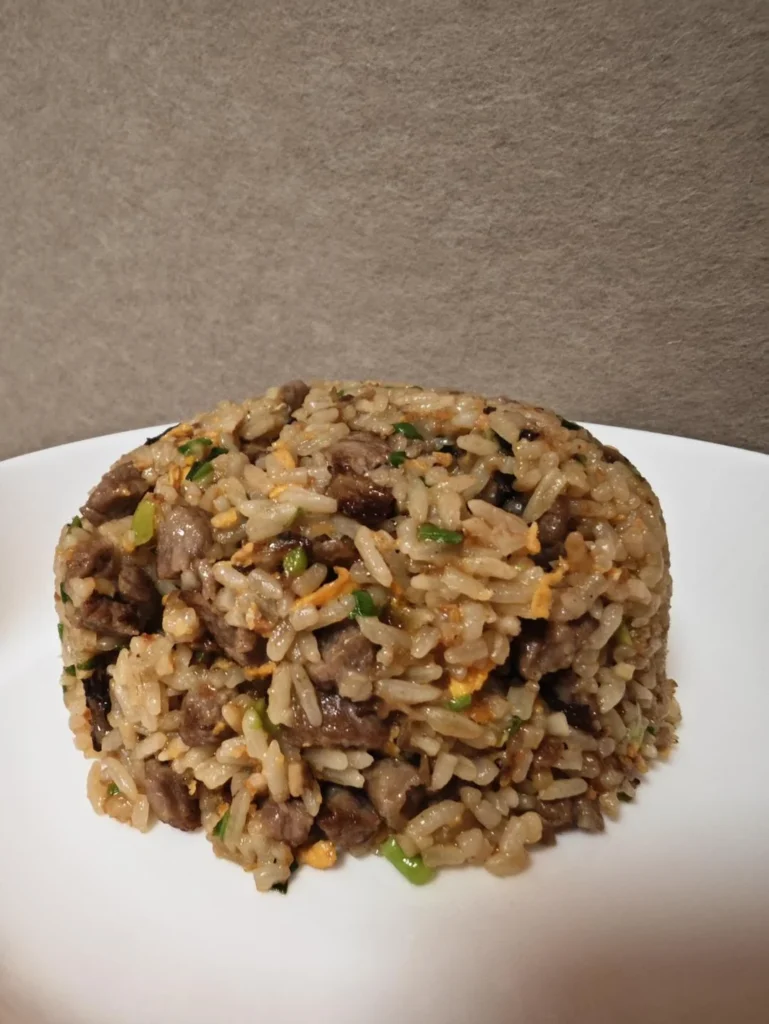Morel Mushroom and Beef Fried Rice