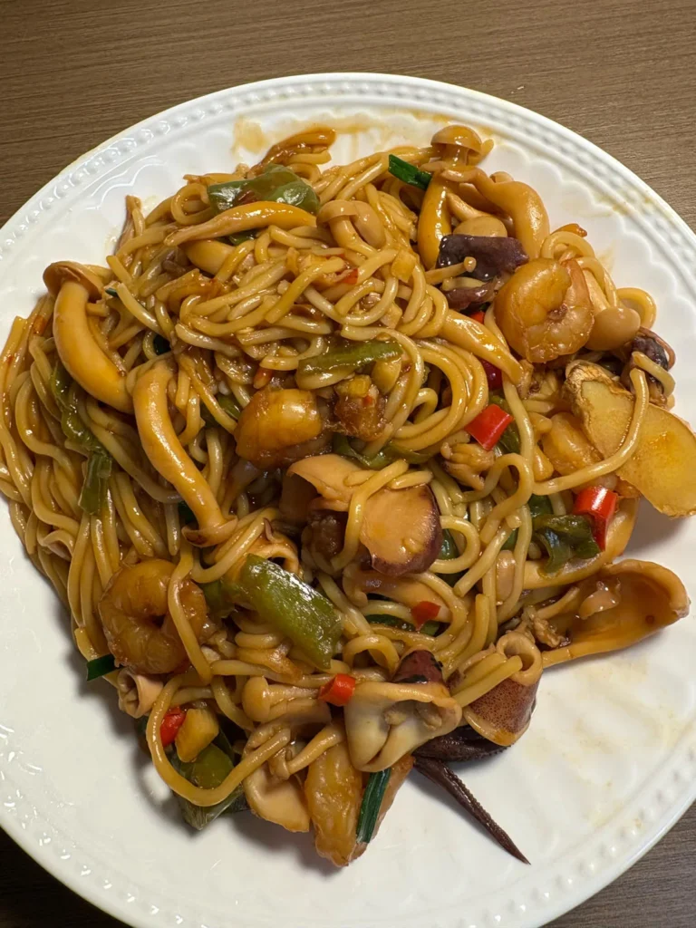 Squid Braised Noodles