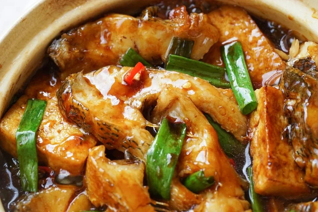 Sea Bass and Tofu Clay Pot