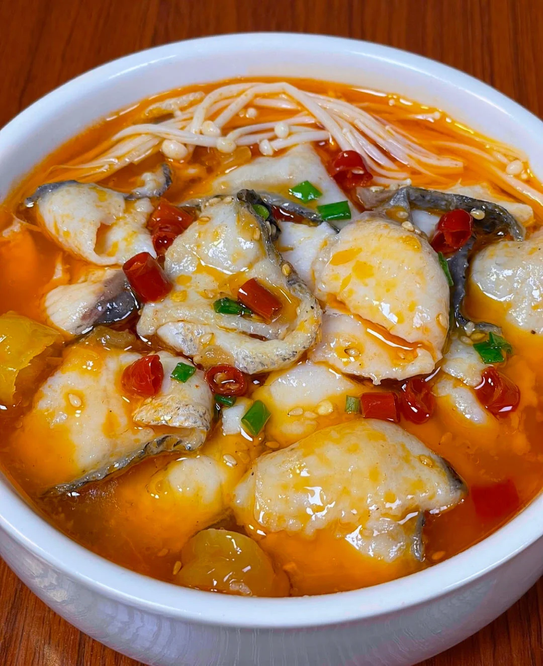 Tomato Sour Fish Slice Soup