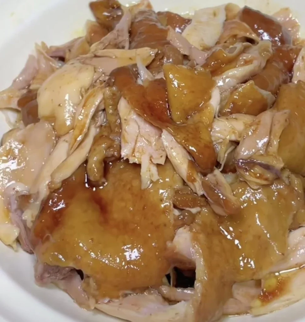 Soy Sauce Hand-Shredded Chicken