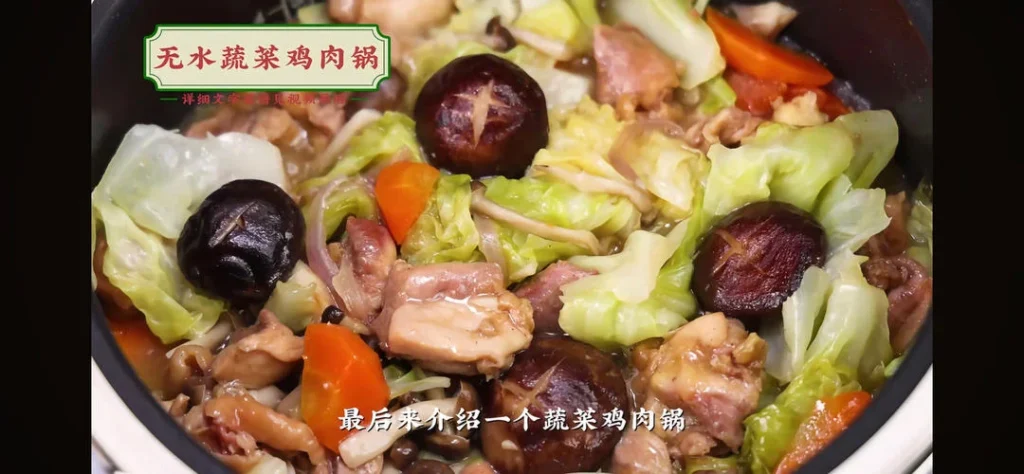 Waterless Vegetable Chicken Pot