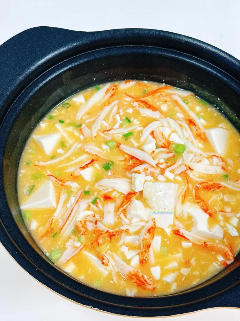 Crab Stick and Tofu Clay Pot