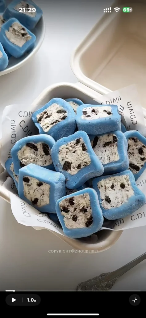 Mochi Cream Cheese Squares