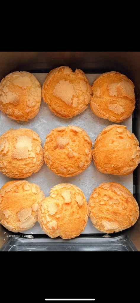 Crispy Shell Cream Puffs (Air Fryer)
